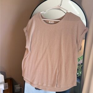 Maurice’s Casual Blush Pink Knit Top Large